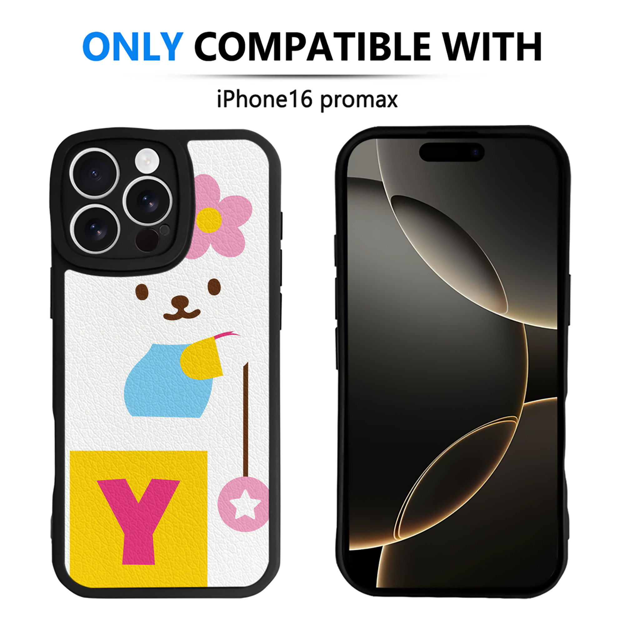 （画像用） Hello Kitty ハローキティ 【iPhone 16シリーズ対応】シリコンスマホケース（レザー調） 材質：シリコン